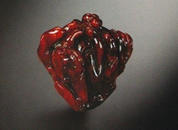 听说这几颗红色石头价值连城，世间罕见！