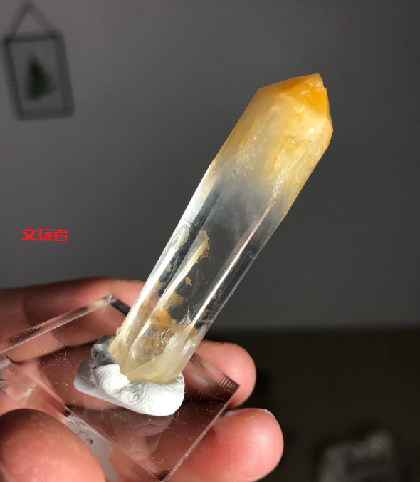 看到这块黄色石头，我竟然流出了口水！！！